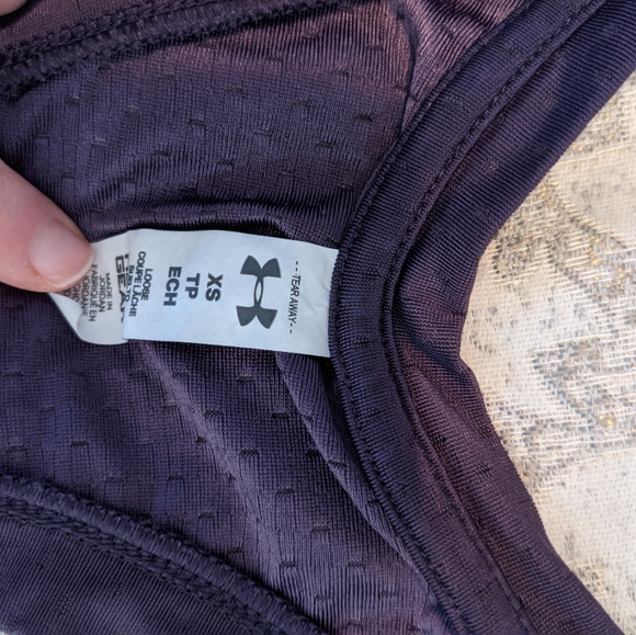 Under Armour Purple Workout Tank - Picture 4 of 4